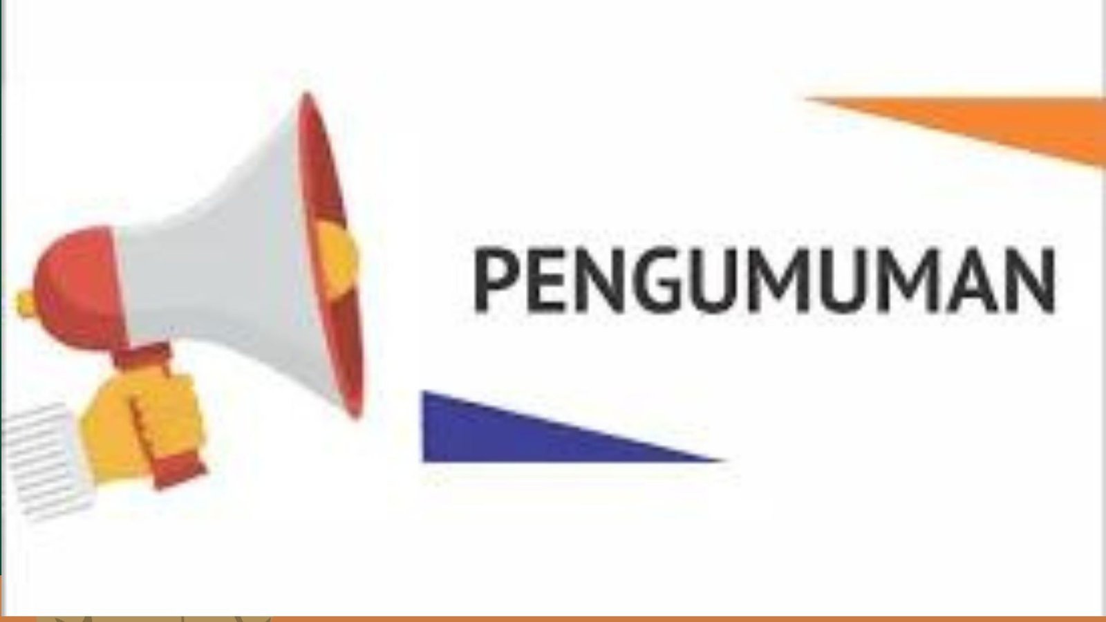 PENGUMUMAN INFORMASI BERKAITAN ALASAN YANG DAPAT DIGUNAKAN PEMOHON INFORMASI MENGAJUKAN KEBERATAN